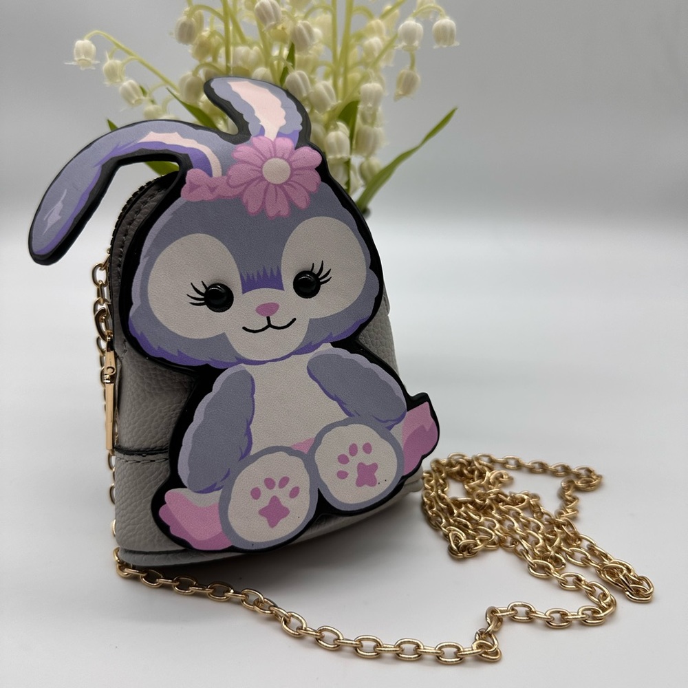 Bunny mini crossbody coin purse